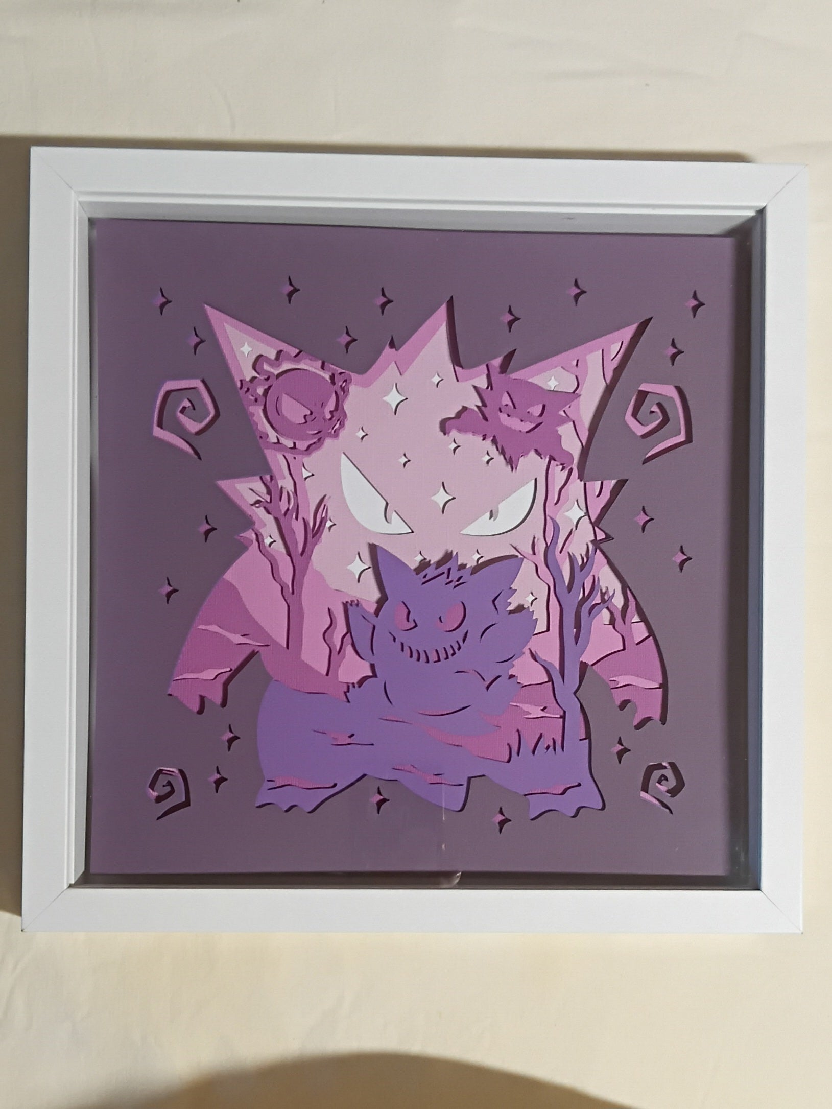 Gengar Shadow Box 20cm × 15cm