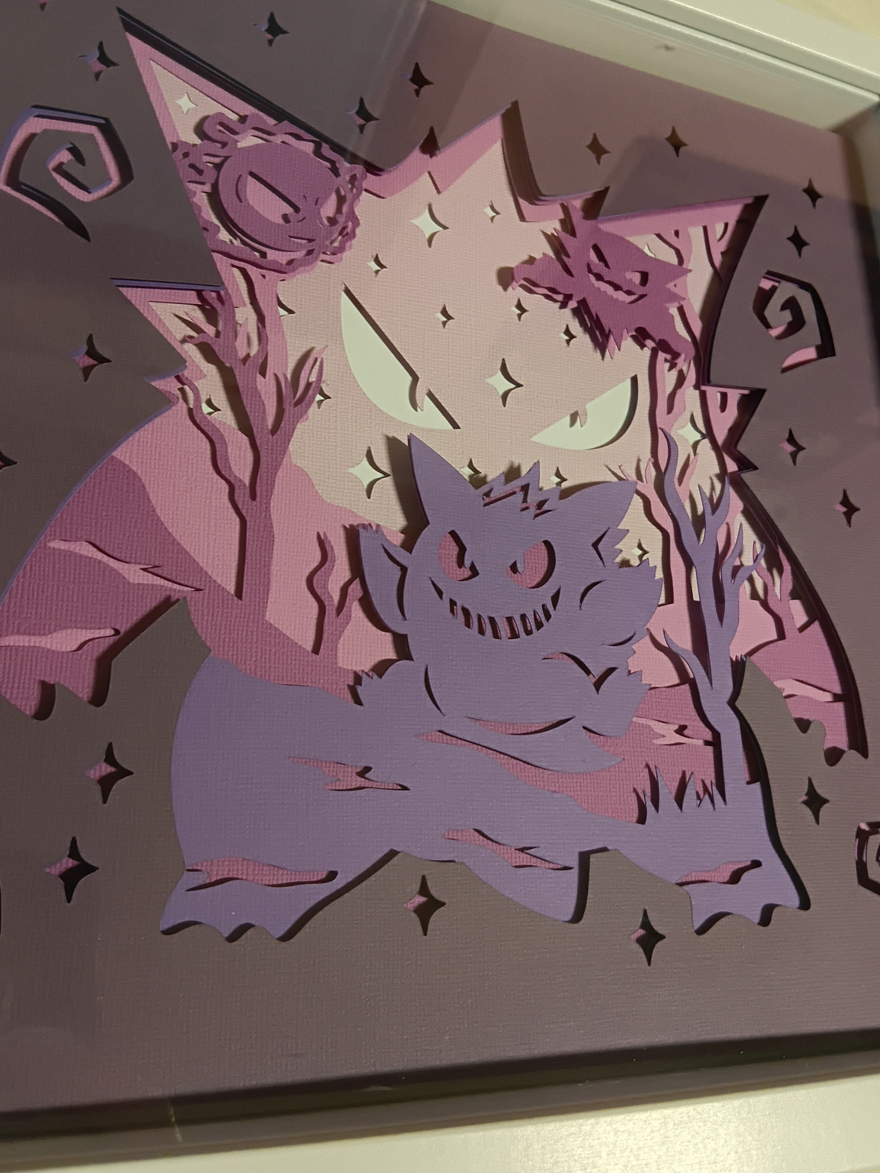 Gengar Shadow Box 20cm × 15cm