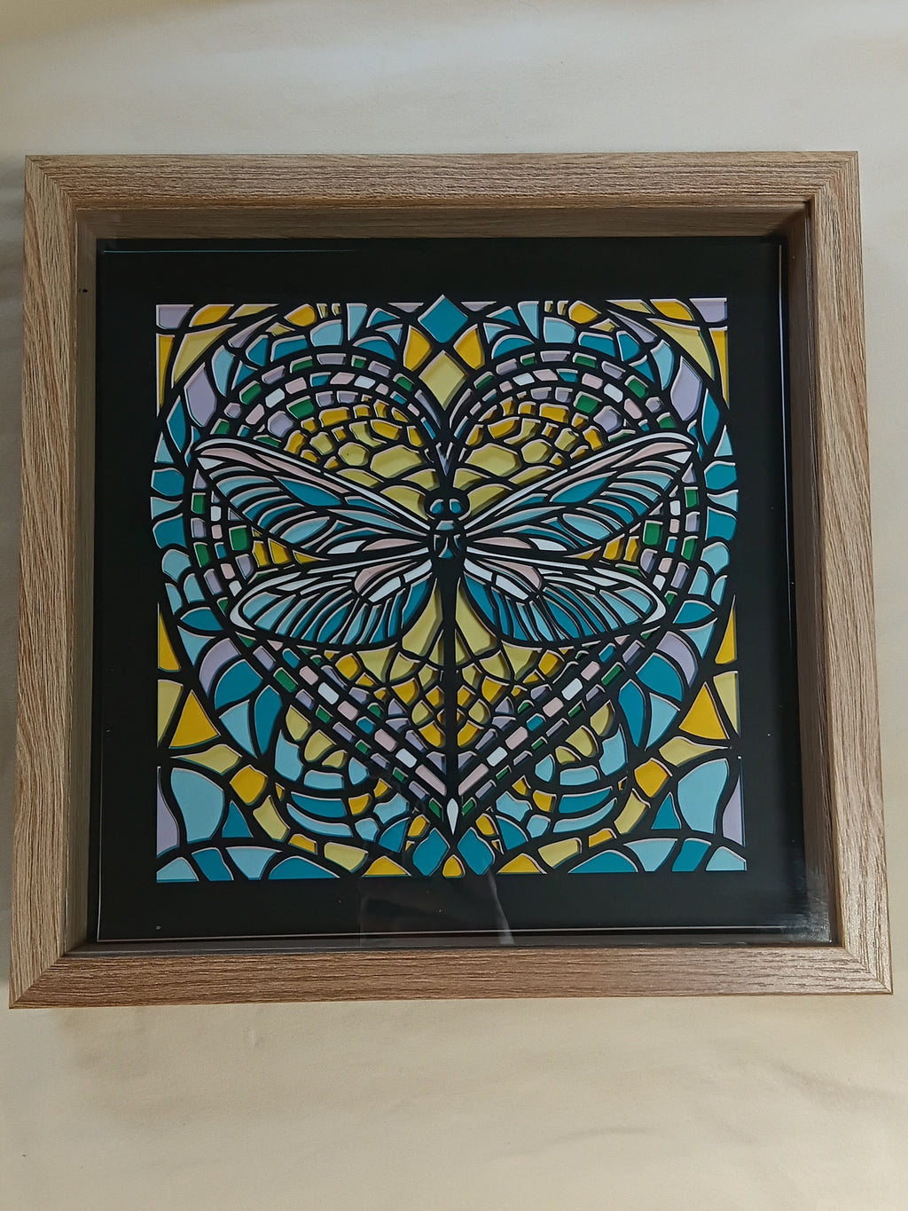 Intricate Dragonfly 30cm x 30cm