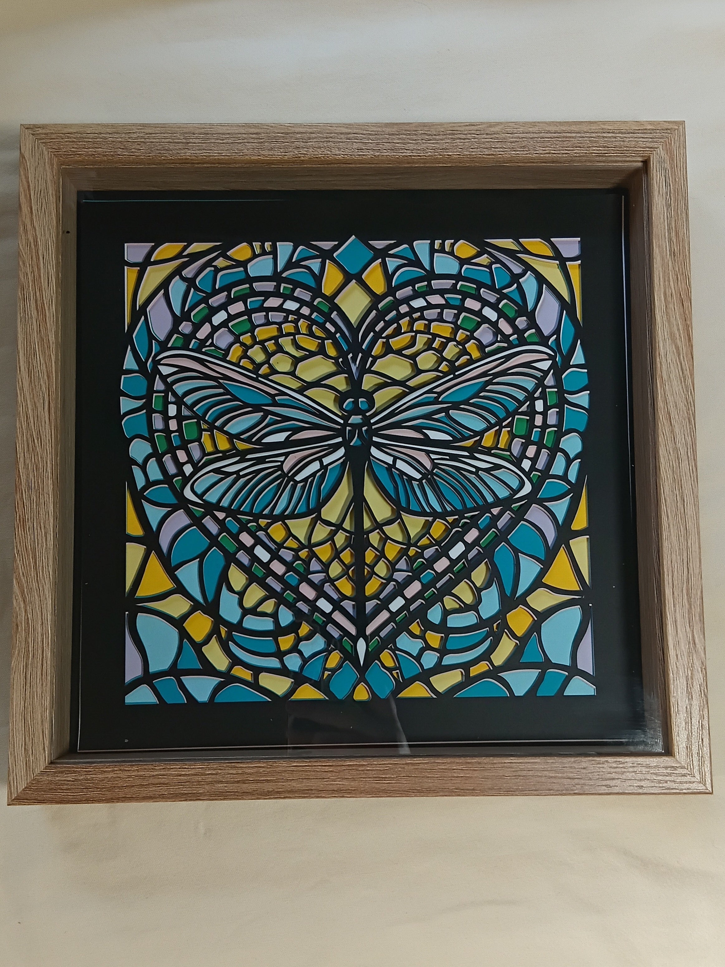Intricate Dragonfly 30cm x 30cm