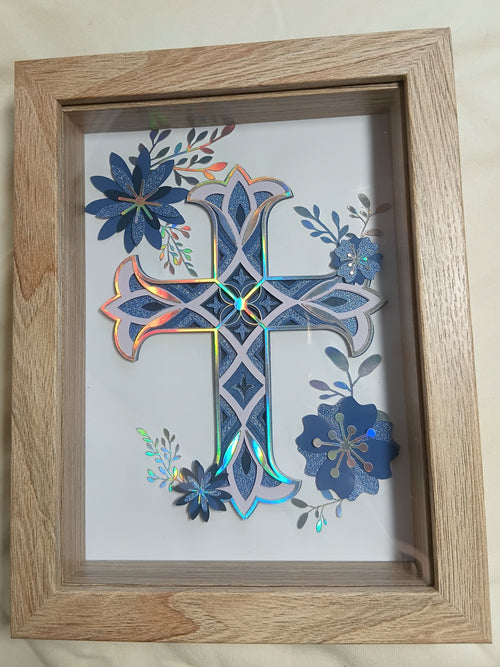 Layered Cross Shadow Box