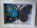 Floral Butterfly 20cm x 15cm