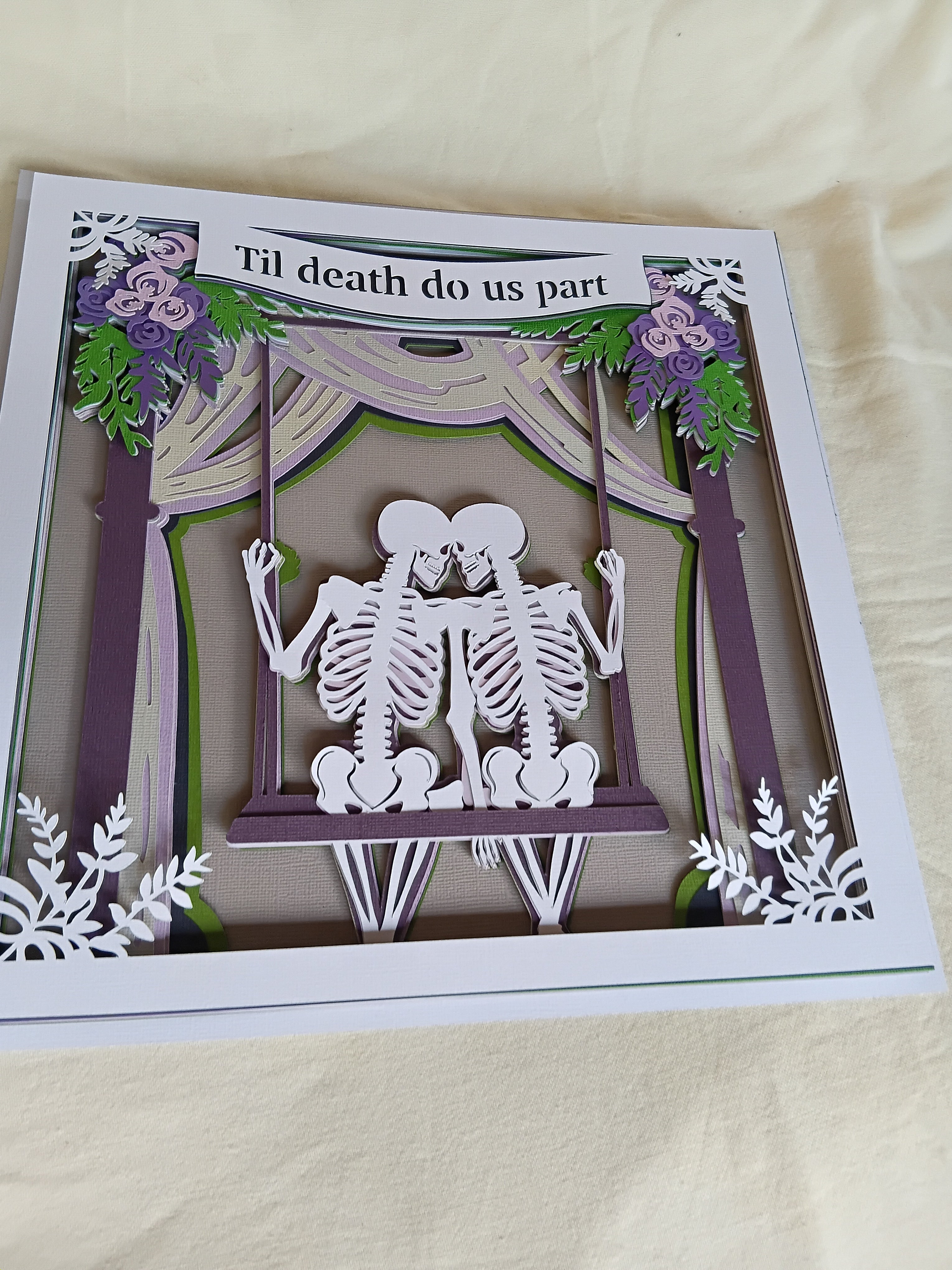 Til death do us part 30cm x 30cm