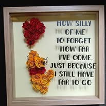 Personalised Flower Shadow Box 30×30cm