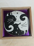 Yin Yang Cats 30cm x 30cm
