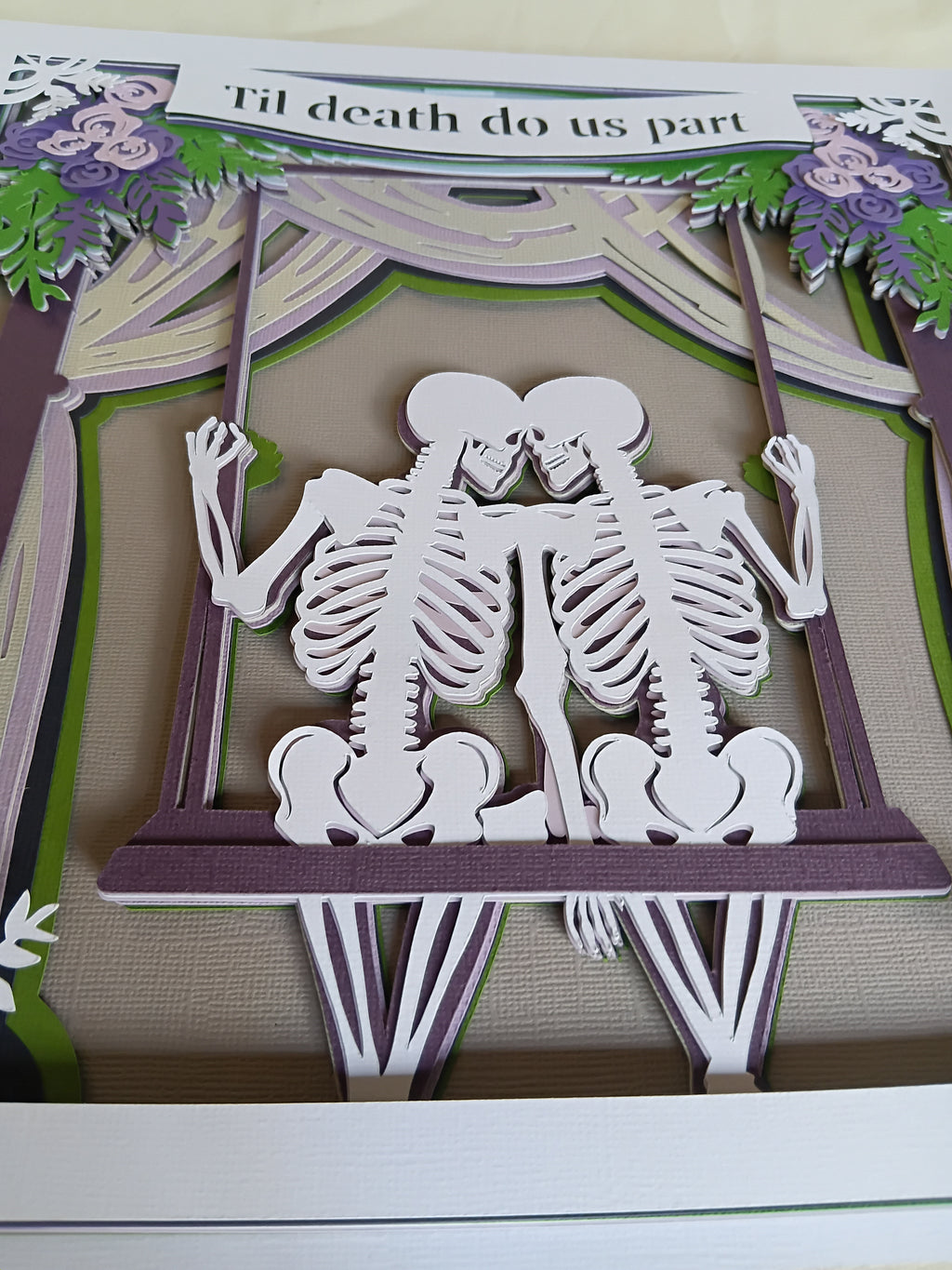 Til death do us part 30cm x 30cm