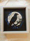 Raven 30cm x 30cm