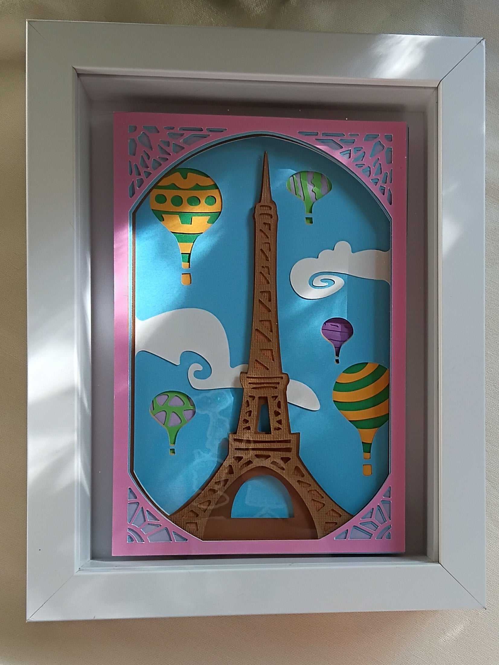 Paris Shadow Box 20cm × 15cm