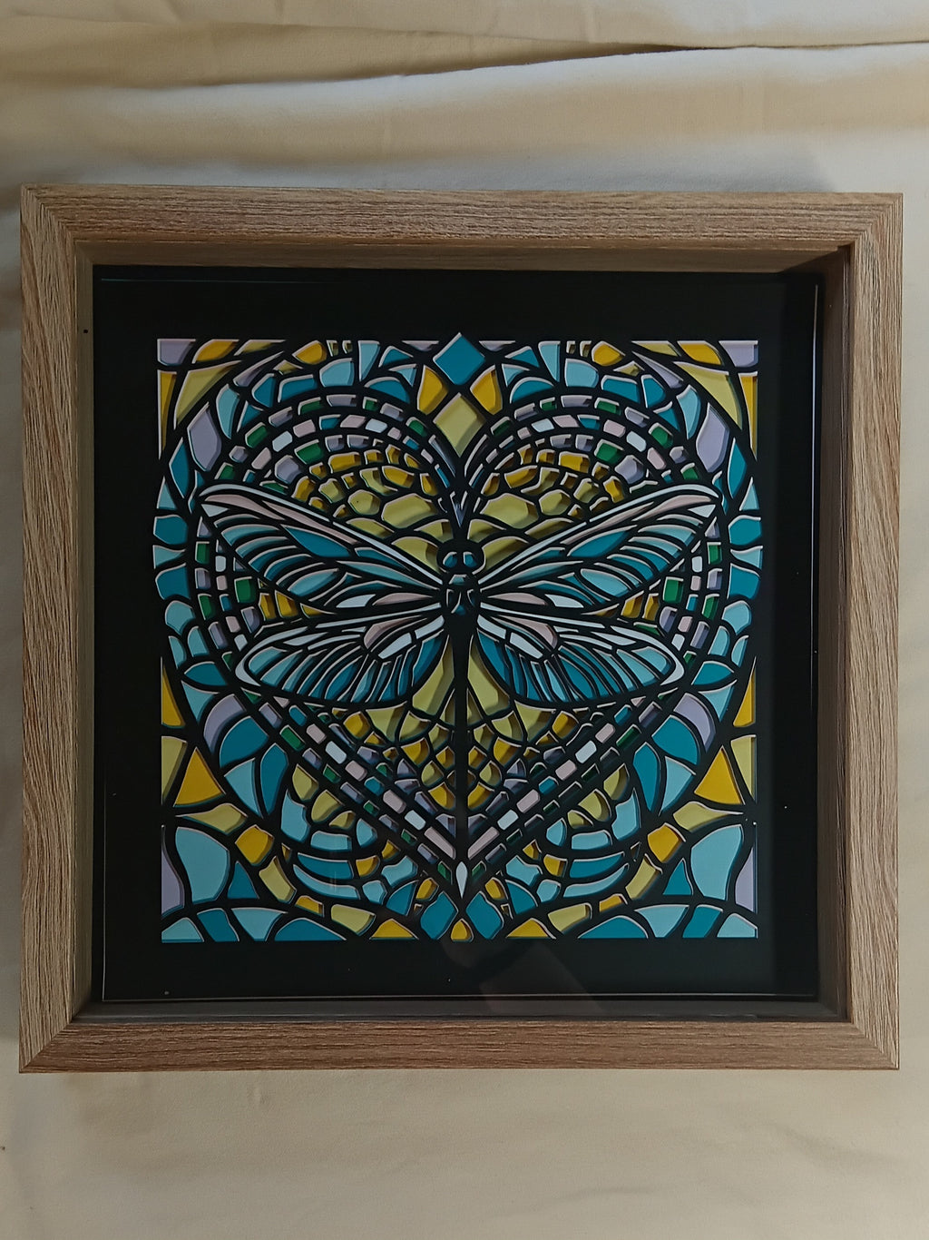 Intricate Dragonfly 30cm x 30cm