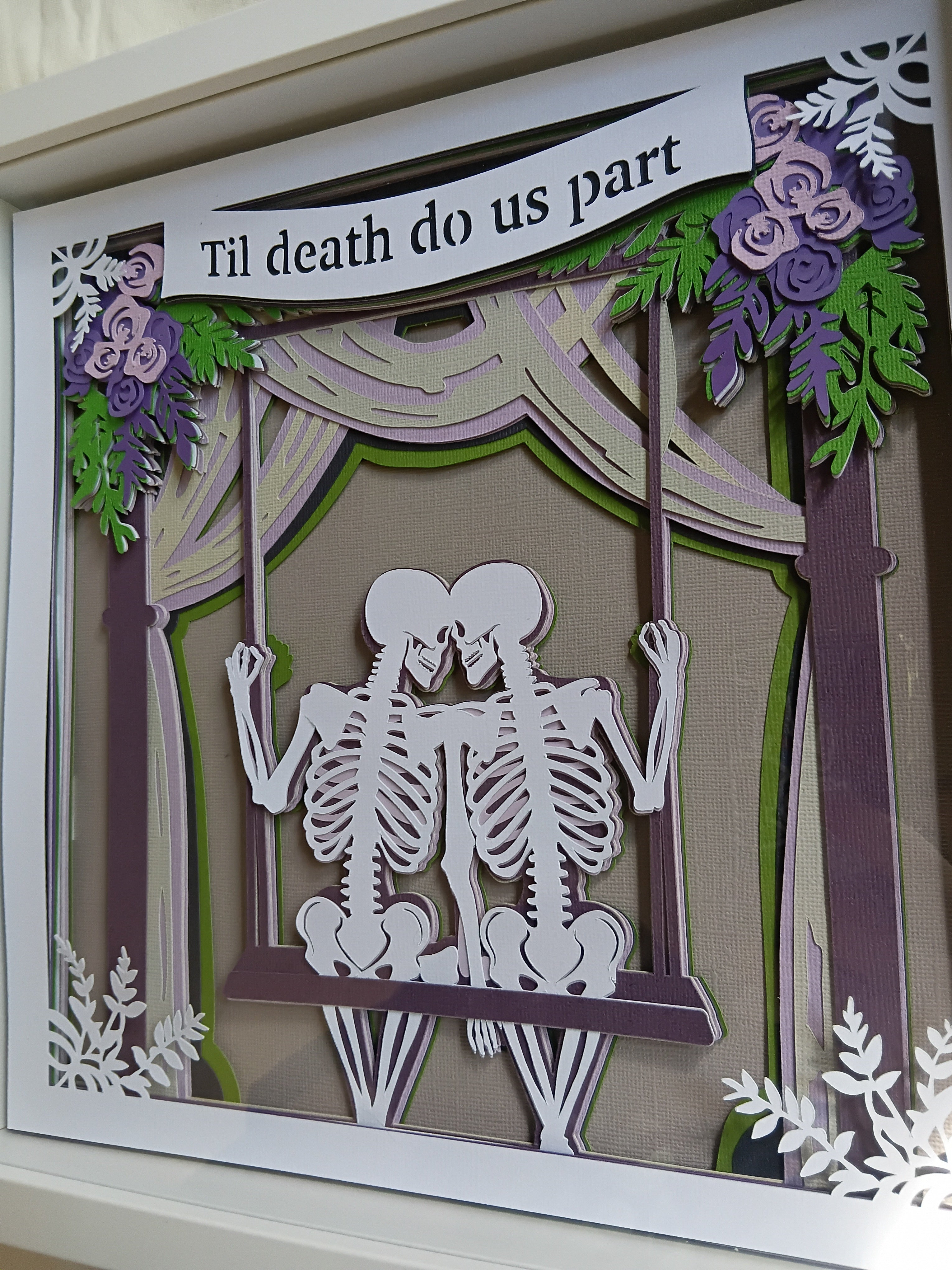 Til death do us part 30cm x 30cm