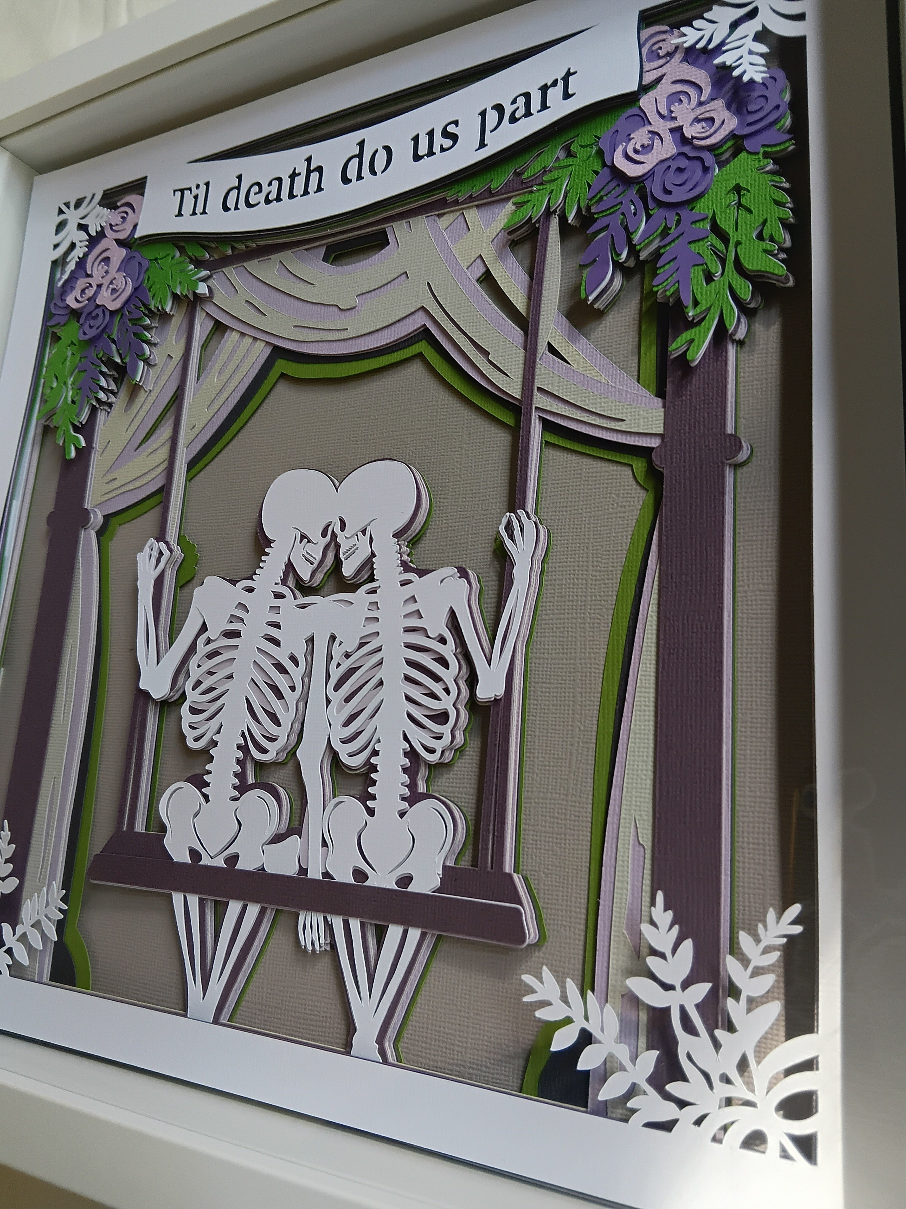 Til death do us part 30cm x 30cm
