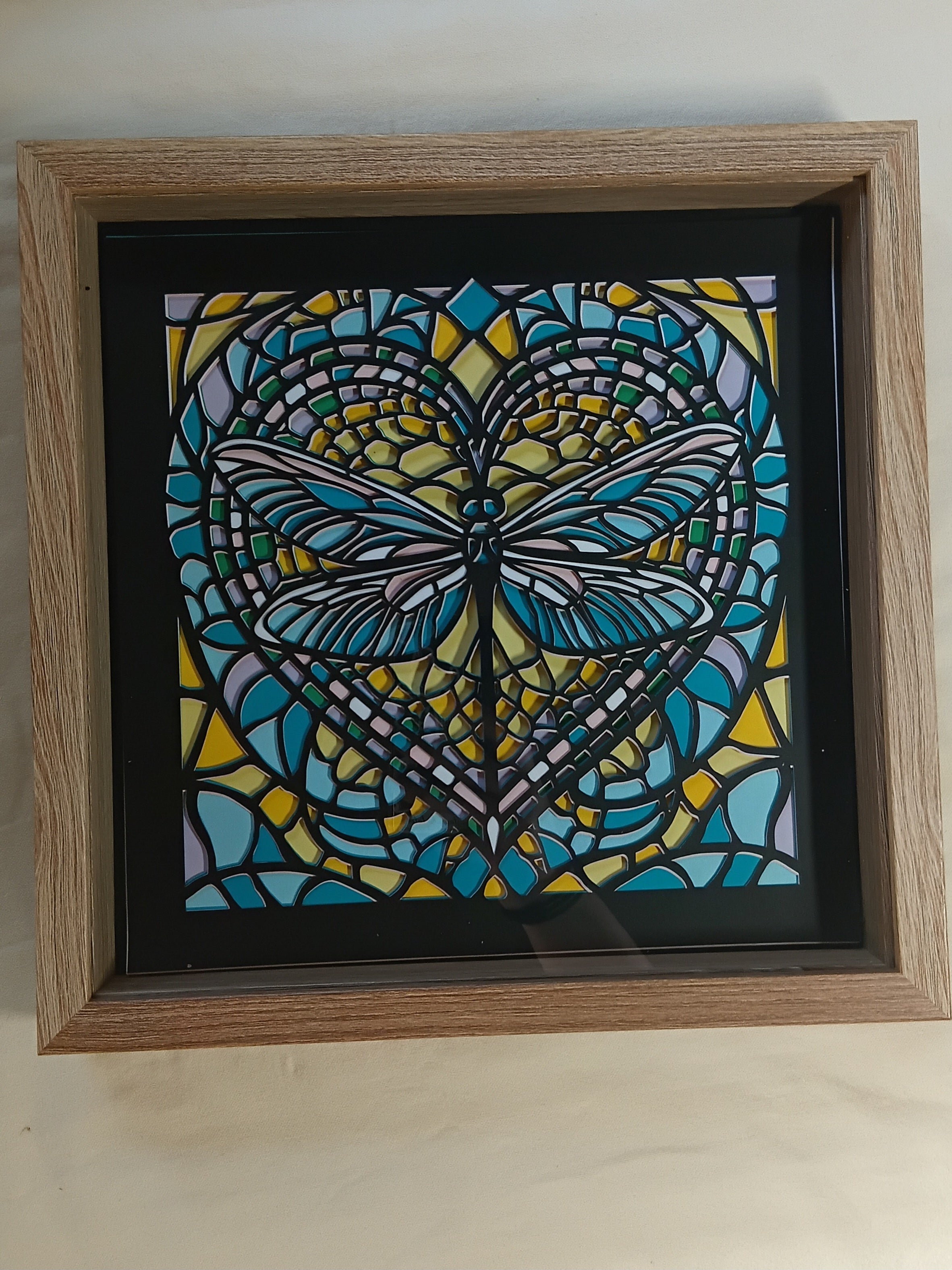 Intricate Dragonfly 30cm x 30cm