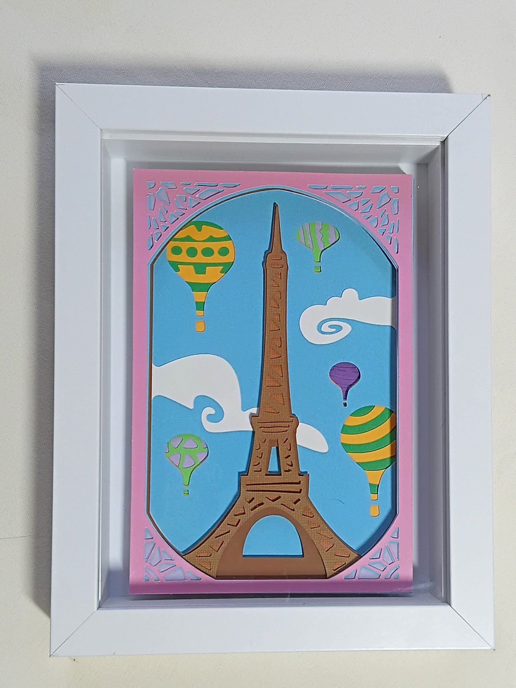 Paris Shadow Box 20cm × 15cm