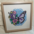 Layered Butterfly shadow box