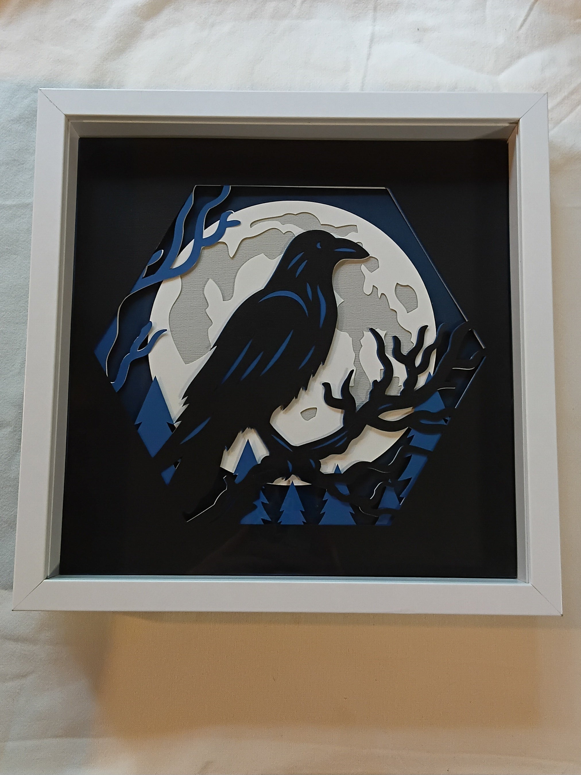 Raven 30cm x 30cm
