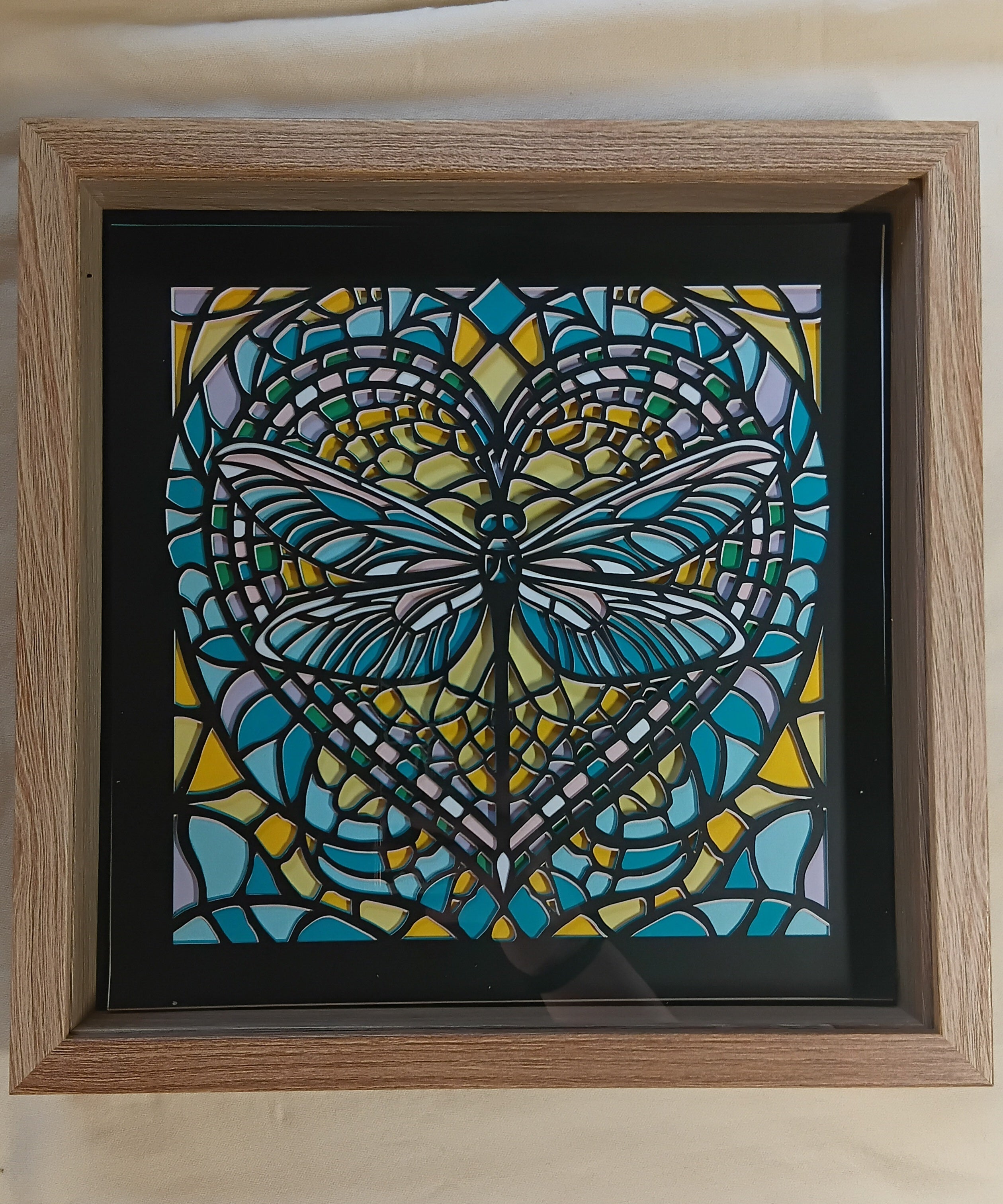 Intricate Dragonfly 30cm x 30cm